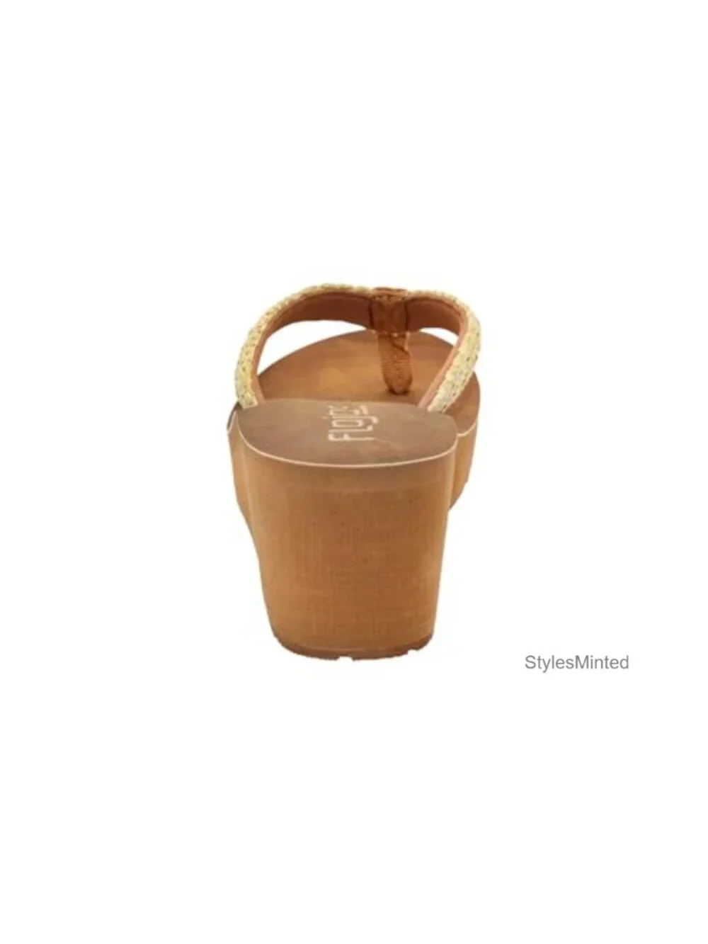 Wedge Sandals for Women, Faux Leather Straps, 2.5